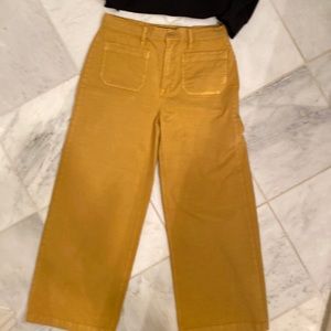 Point Sur by J Crew twill wide leg pants
